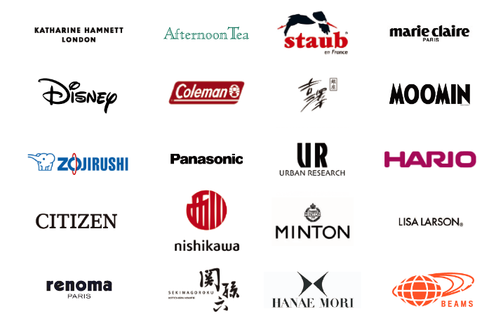 国内外の有名ブランドや
産地直送品も充実
