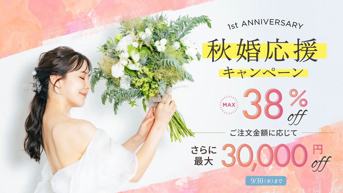 【1周年記念】秋婚応援スペシャルキャンペーンを開催します