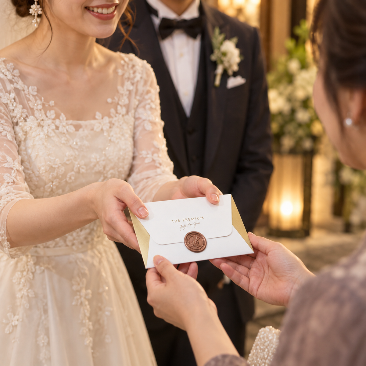 お見送りで、ありがとうを手渡して