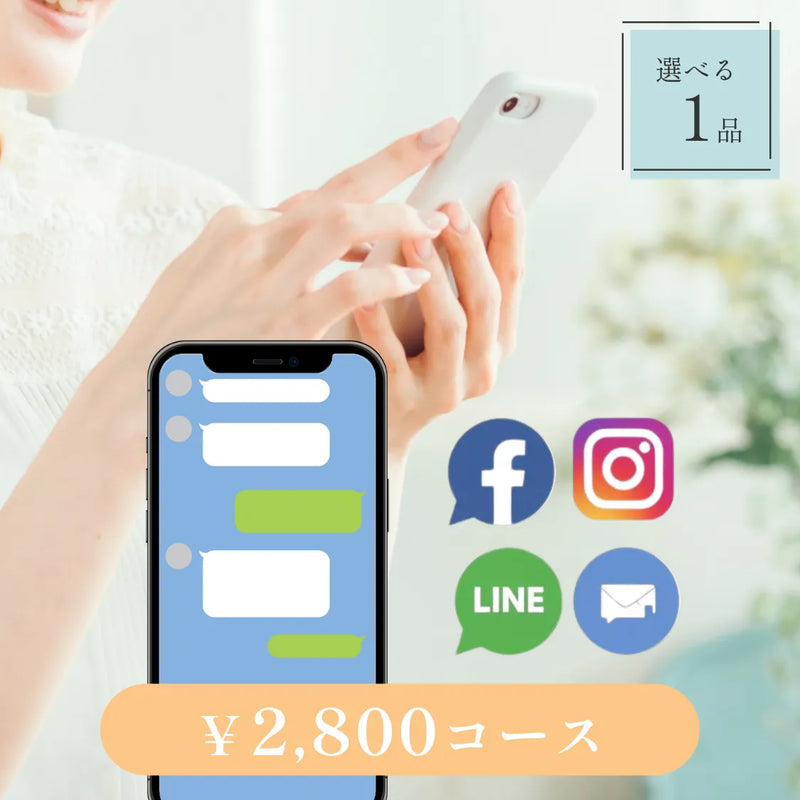 SNSで贈る【データ納品型】｜Nova（ノヴァ）｜1品セット｜2,800円コース
